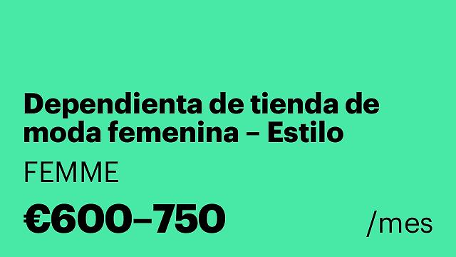Dependienta de tienda de moda femenina – Estilo casual y tendencias