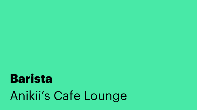 Barista