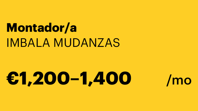 Montador/a