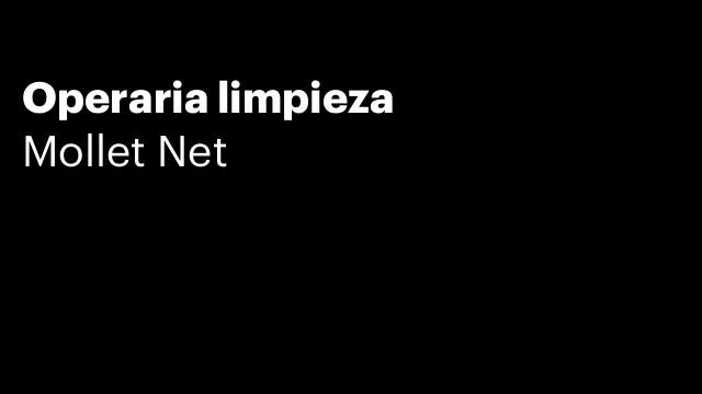 Operaria limpieza