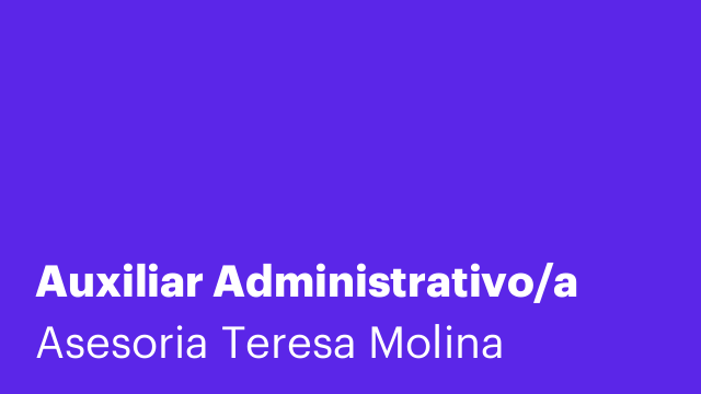 Auxiliar Administrativo/a