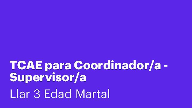 TCAE para Coordinador/a - Supervisor/a