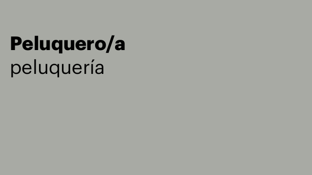 Peluquero/a
