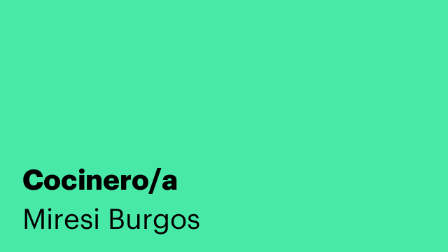 Ayudante/a de Cocina