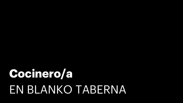 Cocinero/a