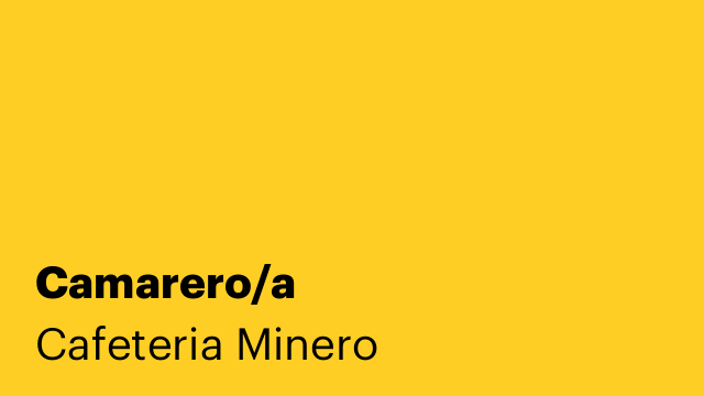 Camarero/a