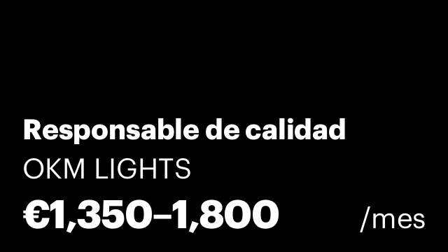Responsable de calidad