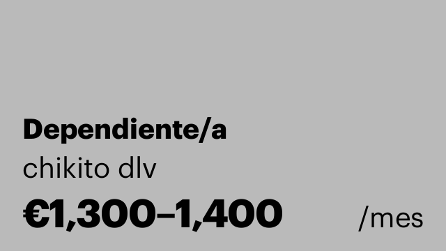 Dependiente/a