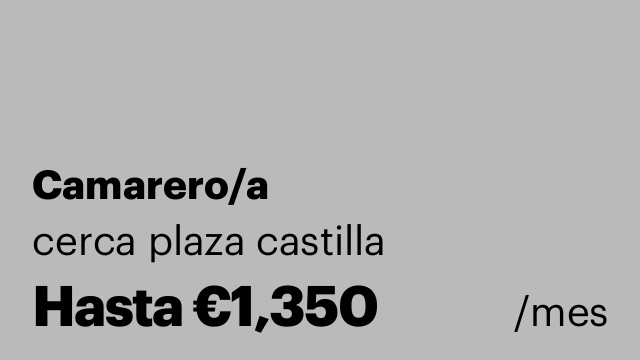 Camarero/a