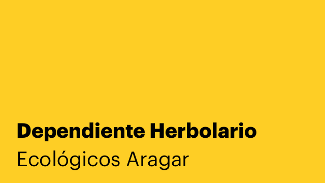 Dependiente Herbolario