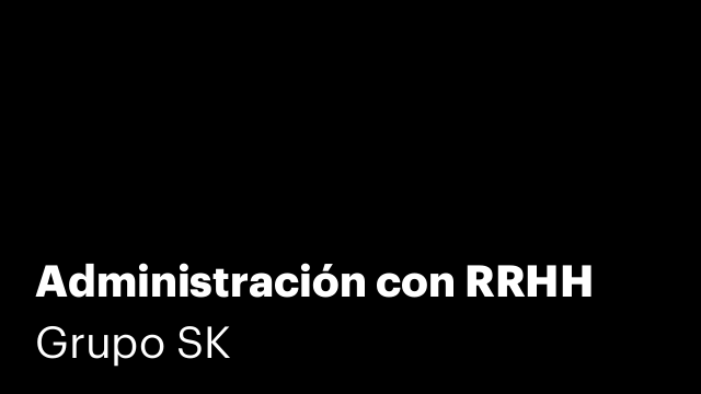 Administración con RRHH