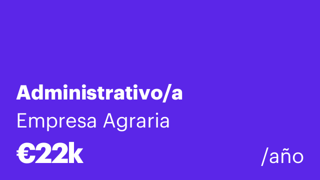 Administrativo/a