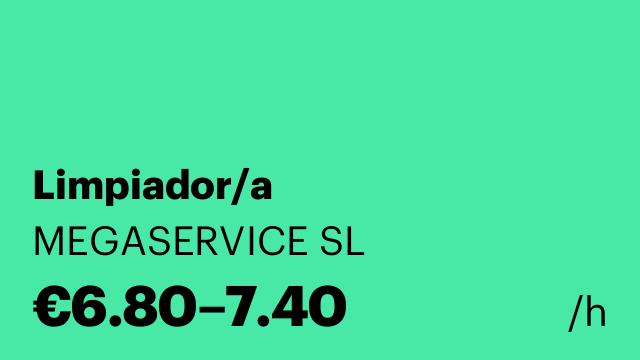 Limpiador/a