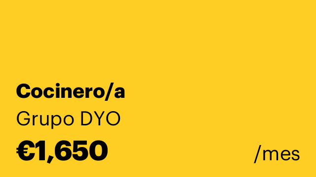 Cocinero/a