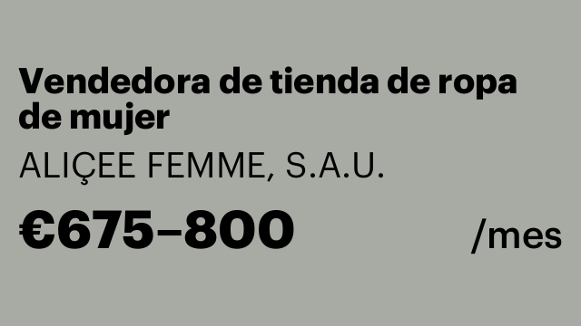 Vendedora de tienda de ropa de mujer