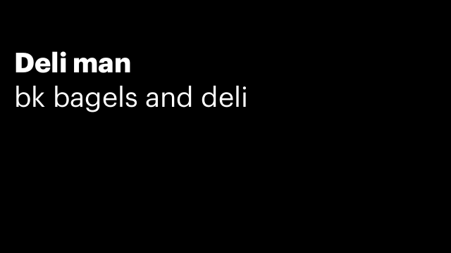 Deli man