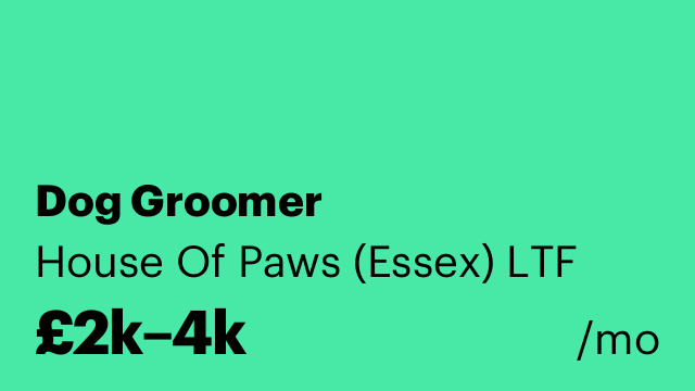 Dog Groomer