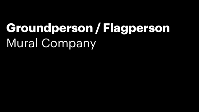 Groundperson / Flagperson