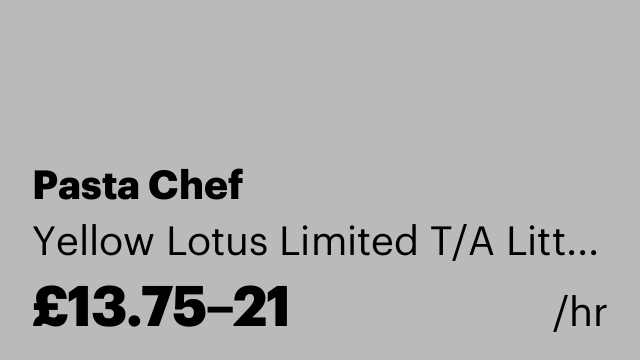 Pasta Chef