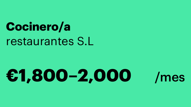 Cocinero/a