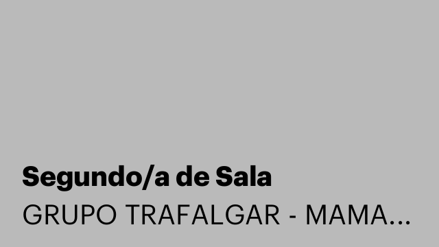 Segundo/a de Sala