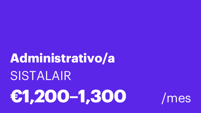 Administrativo/a