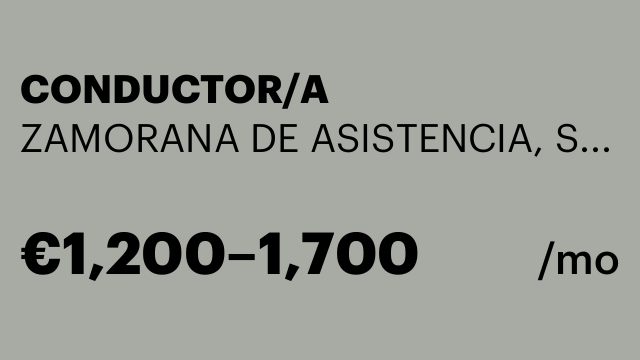 CONDUCTOR/A
