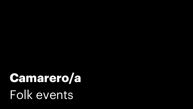 Camarero/a