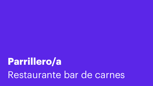 Parrillero/a