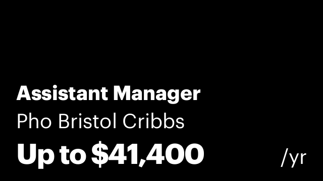 Assistant Manager