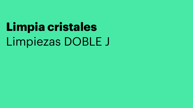 Limpia cristales