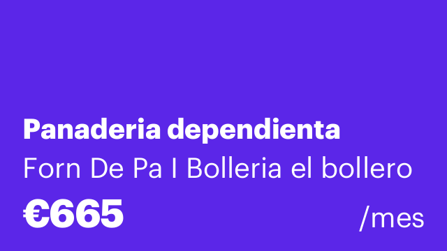 Panaderia dependienta