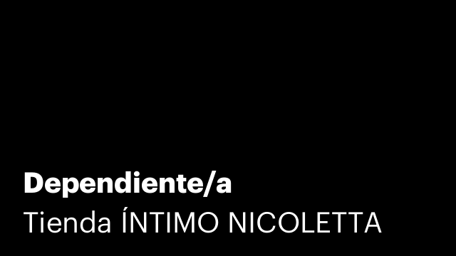 Dependiente/a