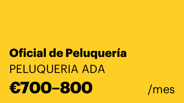 Oficial de Peluquería
