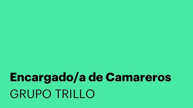 Encargado/a de Camareros