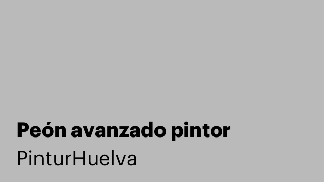 Peón avanzado pintor