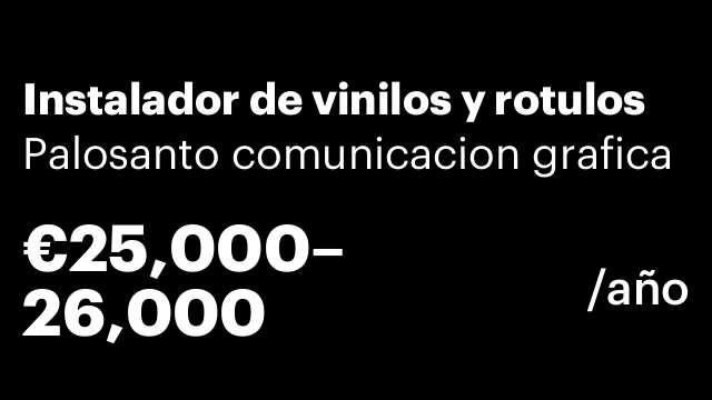 Instalador de vinilos y rotulos