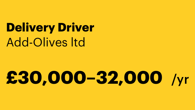 Delivery Driver