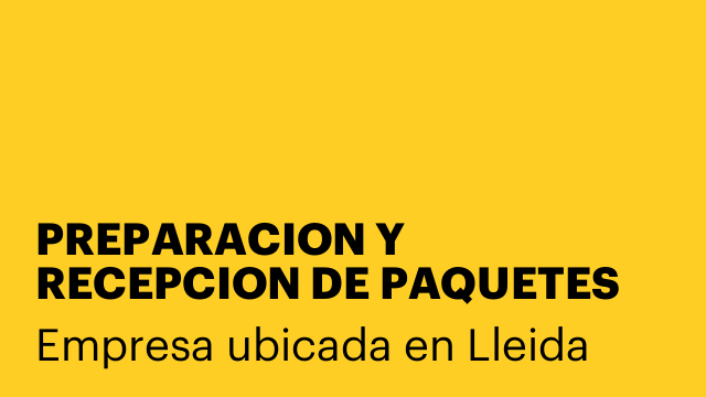 PREPARACION Y RECEPCION DE PAQUETES