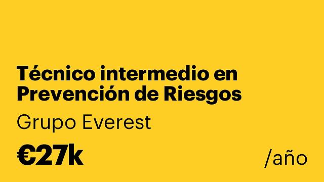 Técnico intermedio en Prevención de Riesgos Laborales