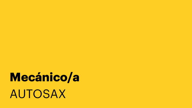 Mecánico/a
