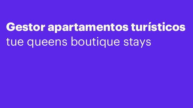Gestor apartamentos turísticos