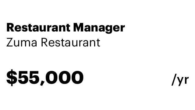 Restaurant Manager