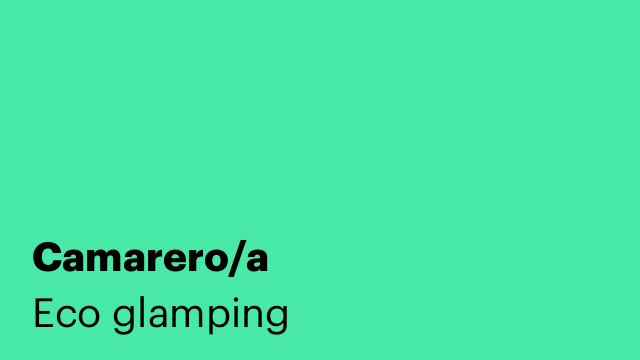 Camarero/a