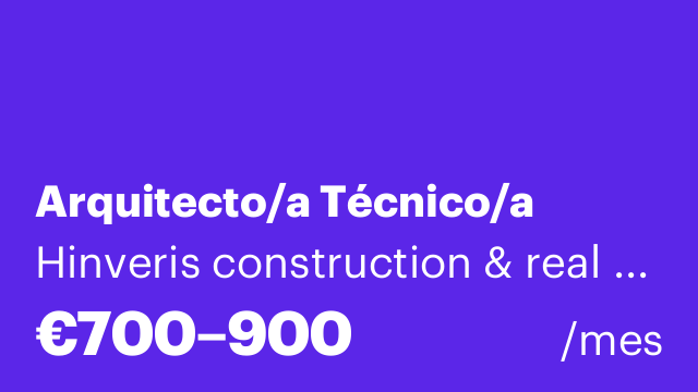 Arquitecto/a Técnico/a