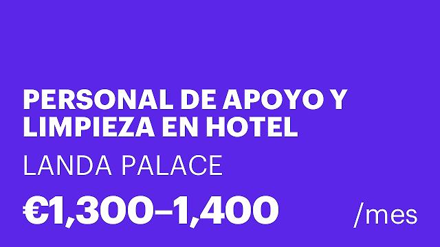 PERSONAL DE APOYO Y LIMPIEZA EN HOTEL