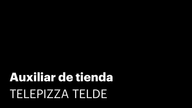 Auxiliar de tienda