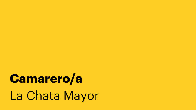 Camarero/a