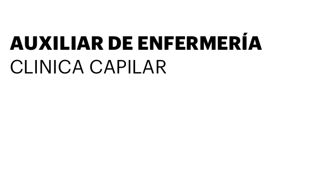 AUXILIAR DE ENFERMERÍA