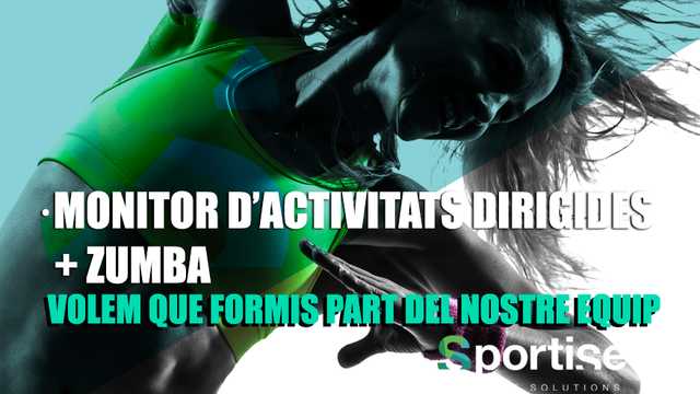 MONITOR/A ACTIVIDADES DIRIGIDAS + ZUMBA